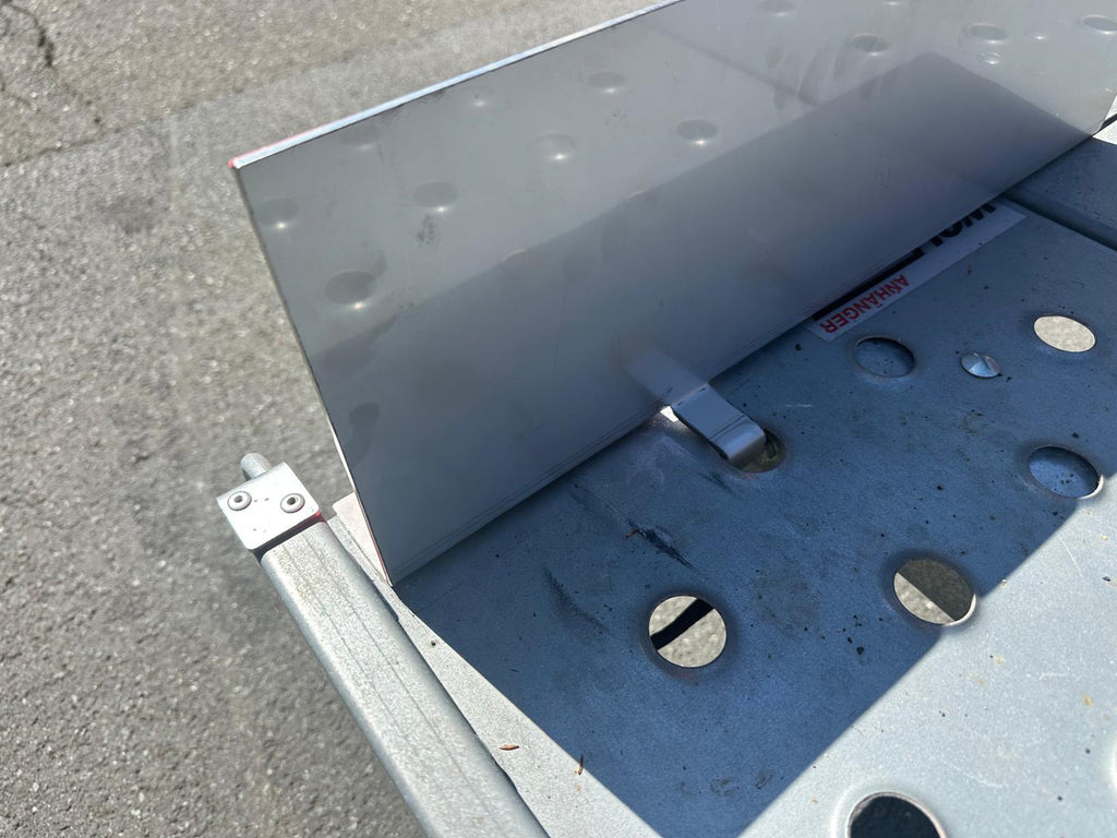 Edelstahl Halter für Heckmarkierung nach ECE 70